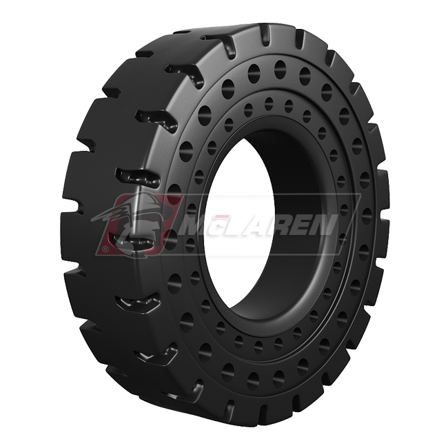 Nu-Air AT OTR solid cushion tire Nu-Air AT solid cushion OTR tire by McLaren