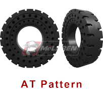 AT Pattern - Solid Cushion Tires for skid steers, backhoes, telehandlers, wheel loaders AT Pattern - Solid Cushion Tires for skid steers, backhoes, telehandlers, wheel loaders