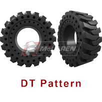DT Pattern - Solid Cushion Tires for skid steers, backhoes, telehandlers, wheel loaders DT Pattern - Solid Cushion Tires for skid steers, backhoes, telehandlers, wheel loaders