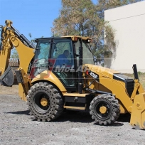 Flat proof tires on Cat 420F loader backhoe Flat proof tires on Cat 420F loader backhoe