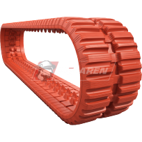NextGenTDF non-marking orange rubber tracks for track loaders NextGenTDF non-marking orange rubber tracks for track loaders