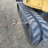 McLaren Next Generation Series rubber tracks on a John Deere 35D mini excavator McLaren Next Generation Series rubber tracks on a John Deere 35D mini excavator